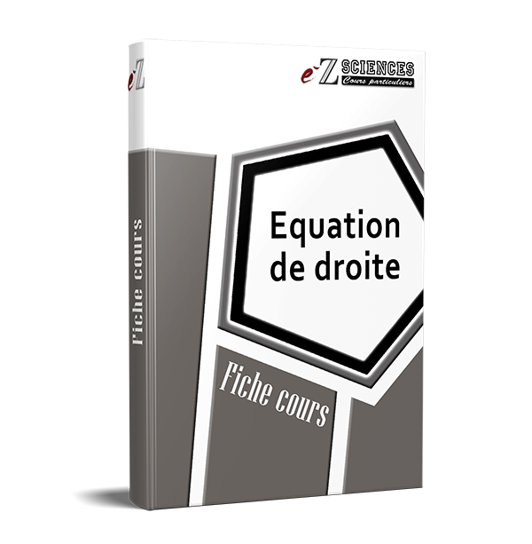 Cours droites