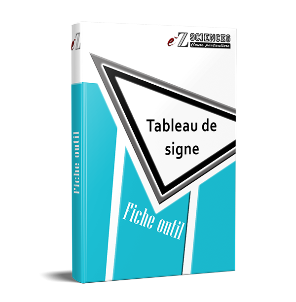 Cours tableau de signe